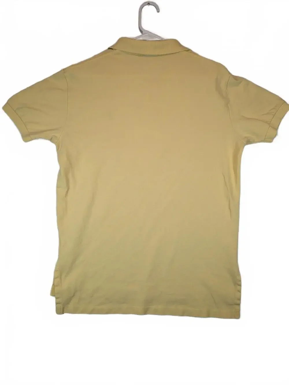 Polo Ralph Lauren Mesh Polo Shirt Pony Logo Yellow Short Sleeve Mens Medium